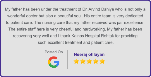Patient review of Kainos Hospital
