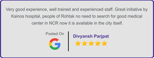 Patient review of Kainos Hospital